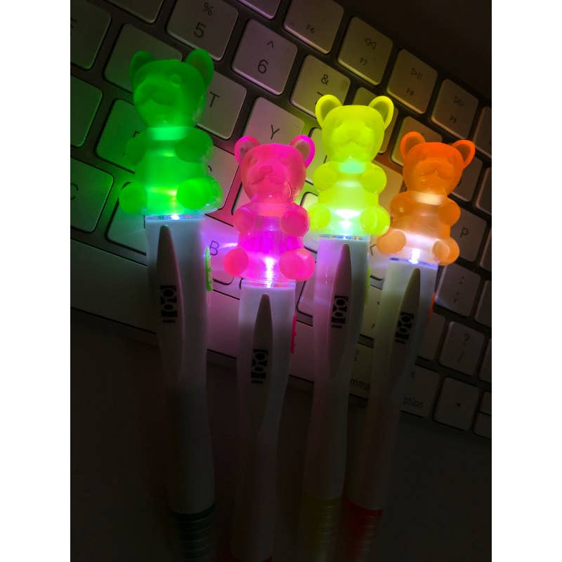 Scented Gummy Bear Light up Highlighter - Victoria's Toy Station