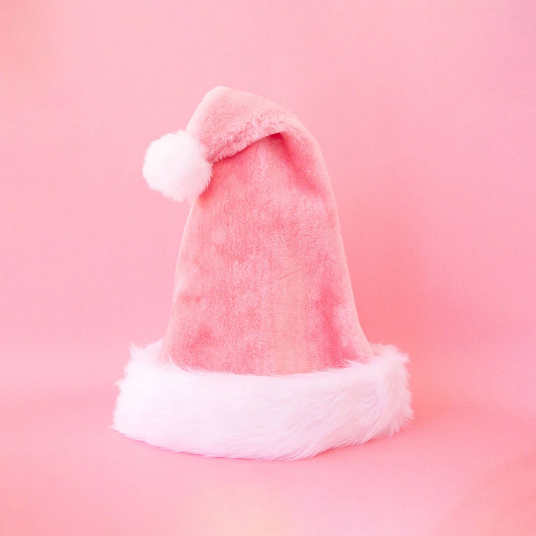 Sunshine Studios - Luxe Christmas Santa Hat | Light Pink - Victoria's Toy Station