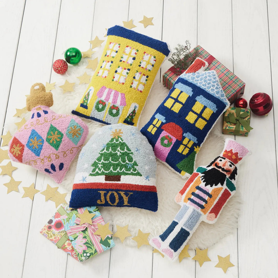 NUTCRACKER SHAPED HOOK PILLOW - Victoria's Toy Station