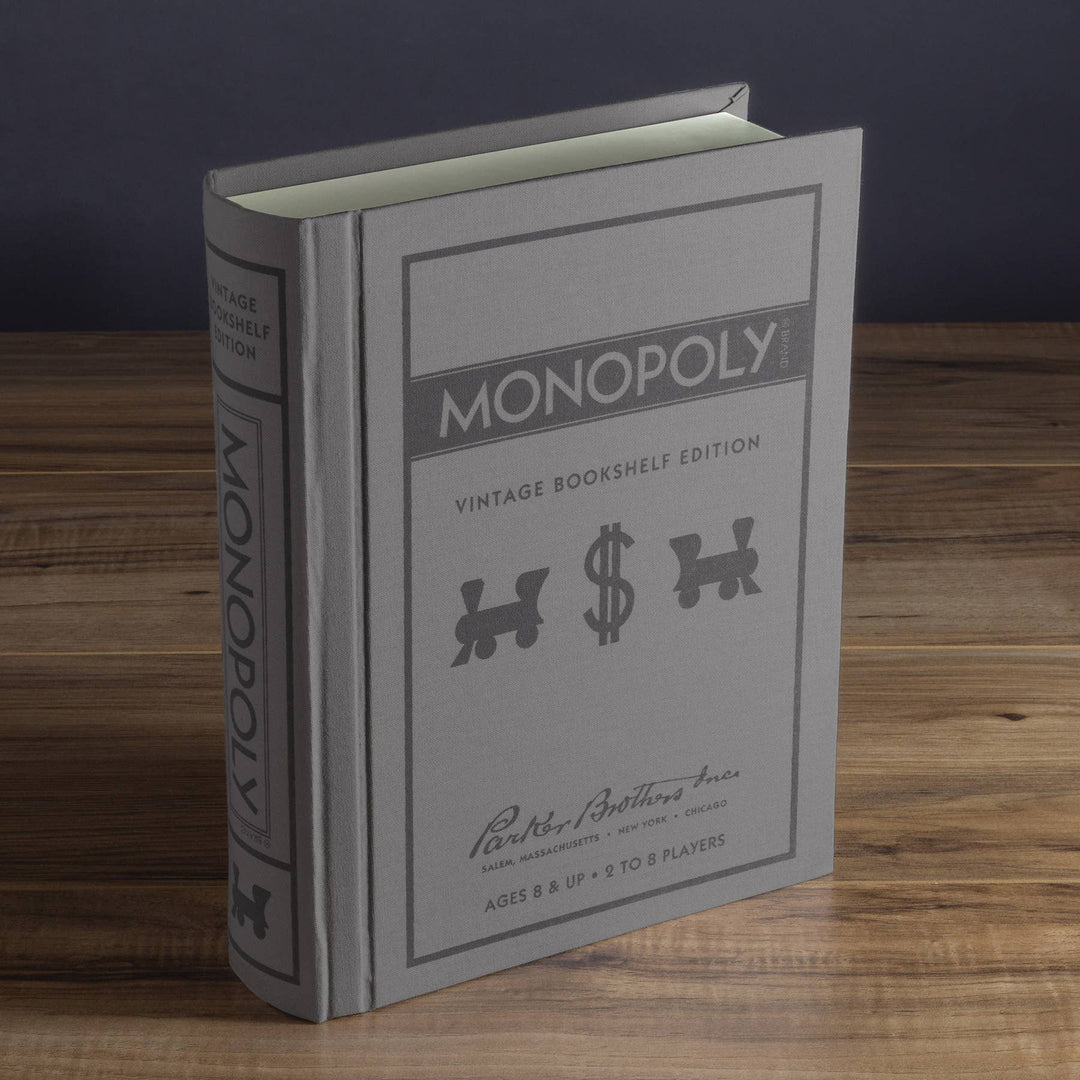 WS Game Company Monopoly Vintage Bookshelf Edition - Victoria's Toy Station