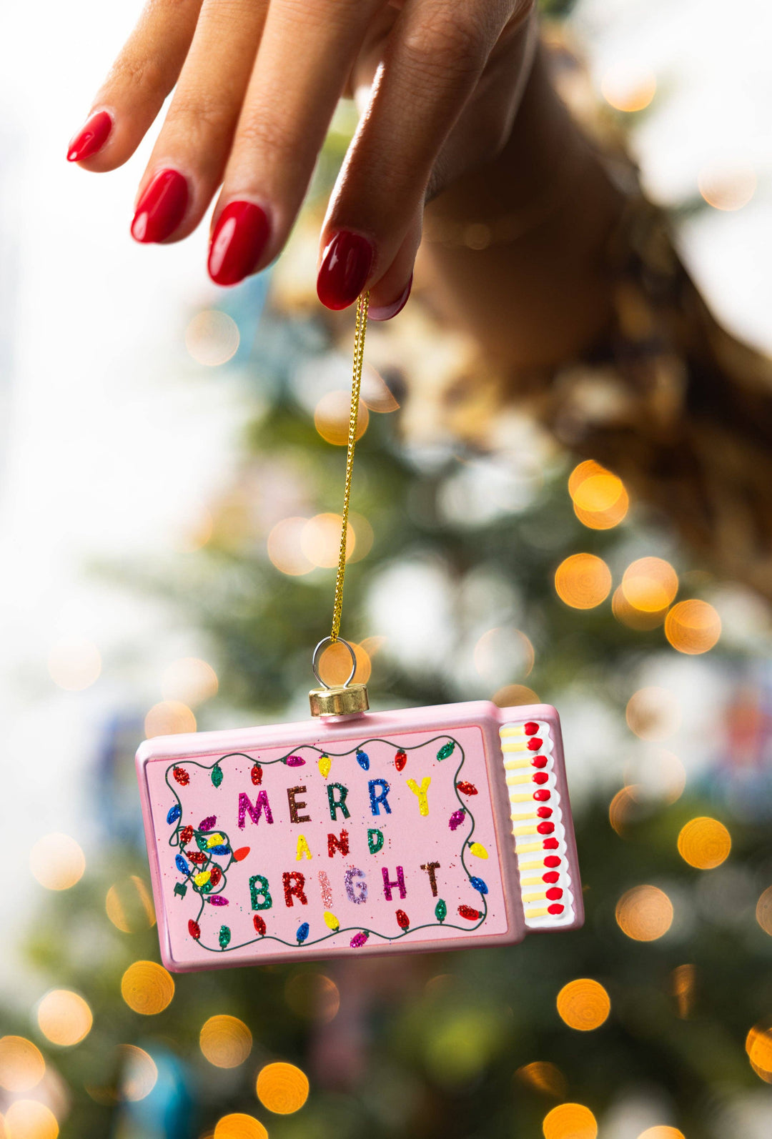 Merry & Bright  Matchbook Ornament