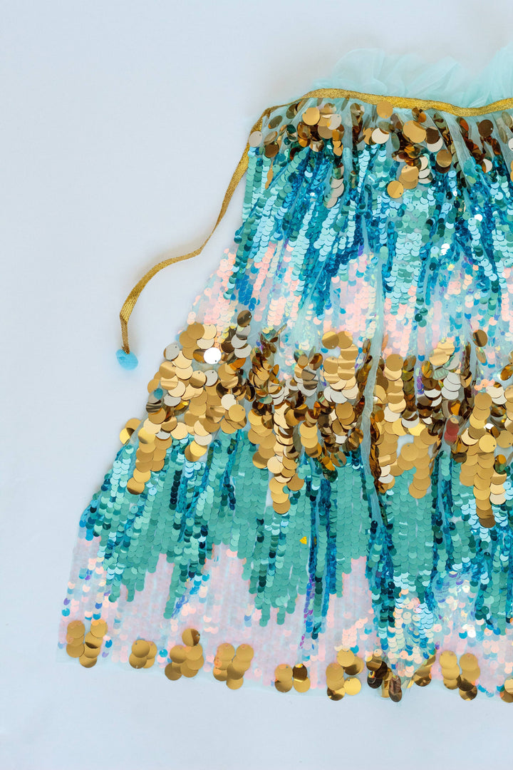 Blue Fancy Sequin Cape - Victoria's Toy Station