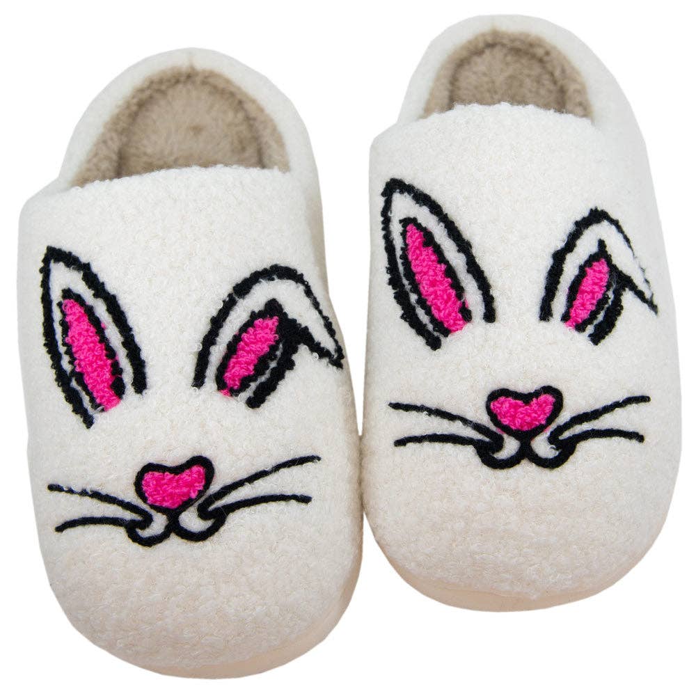 Bunny Face Slippers - Victoria's Toy Station