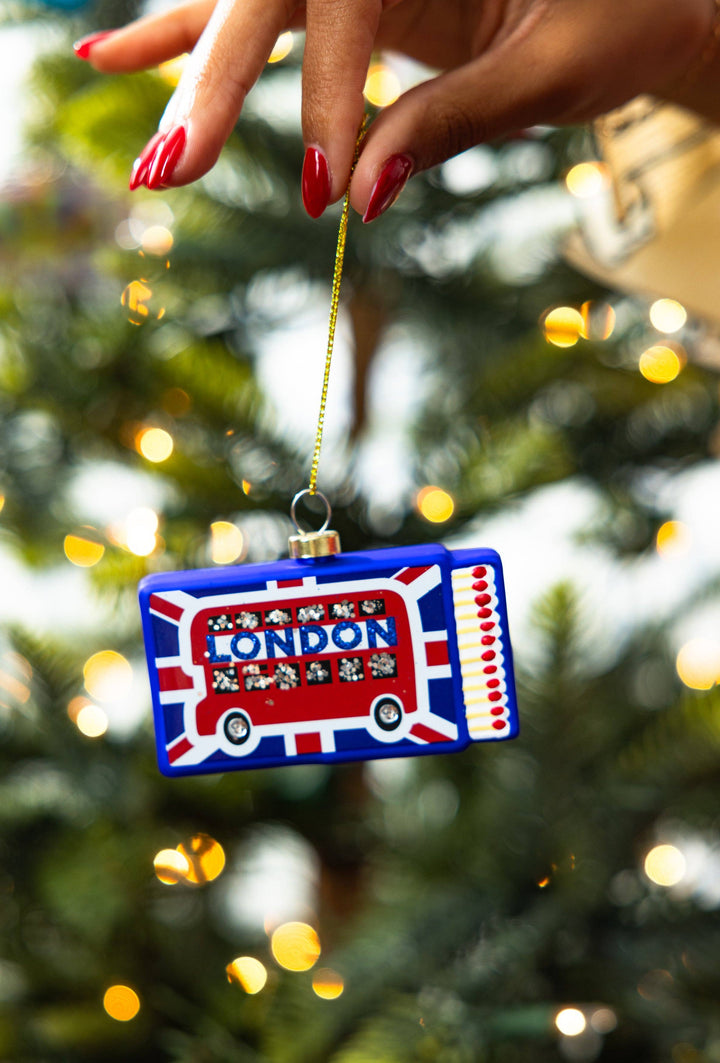 London Matchbook Ornament