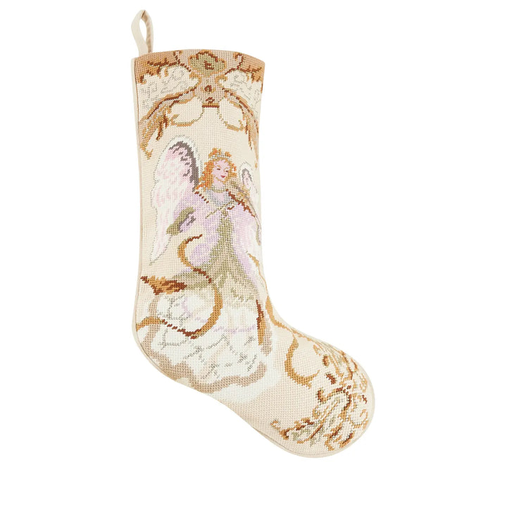 Nutcracker Needlepoint Embroidered Stocking - Victoria's Toy Station