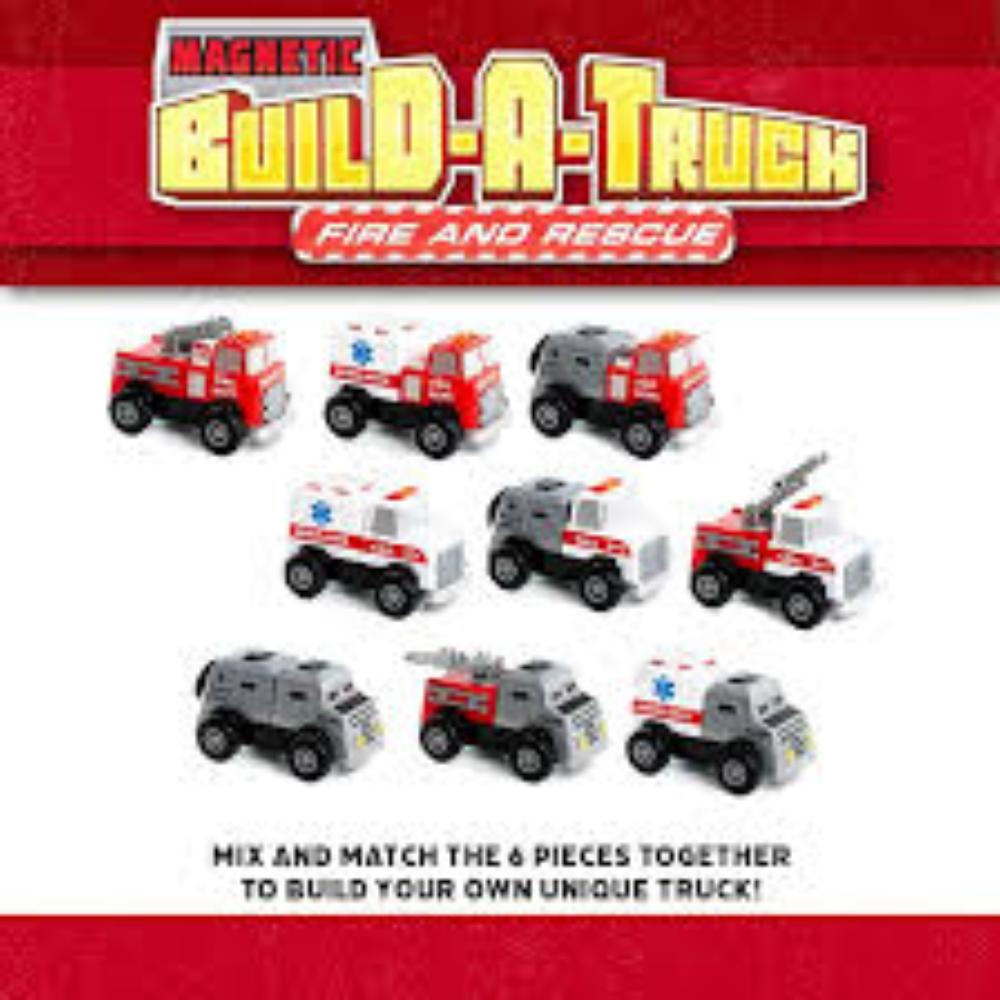 Magnetic Build-A-Truck – Fire and Rescue - Victoria's Toy Station