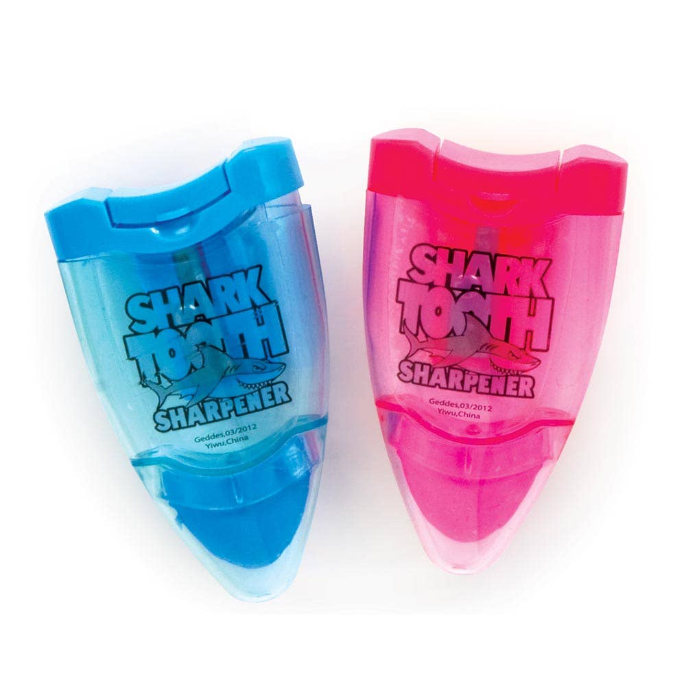 SHARK TOOTH SHARPENER AND ERASER - Victoria's Toy Station