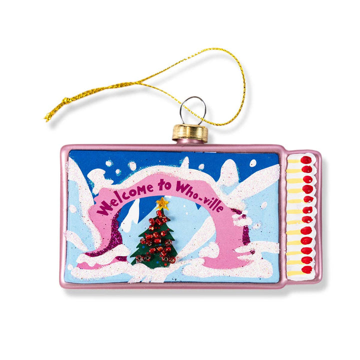 Whoville Matchbook Ornament