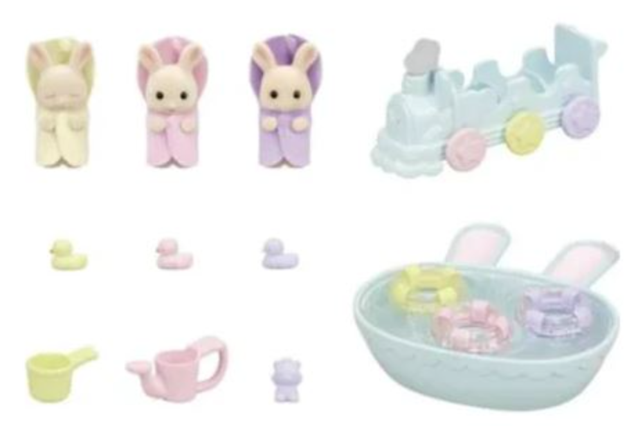 Triplet Baby Bathtime Set - Victoria's Toy Station