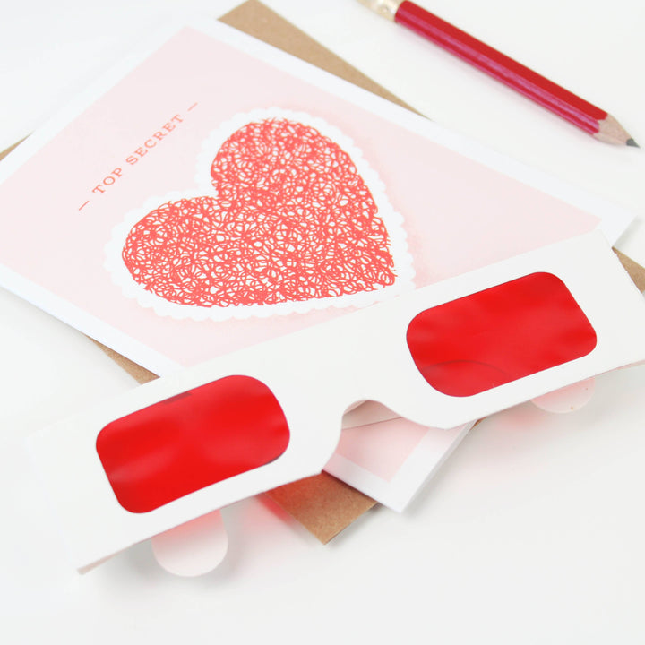 Decoder Card - Heart / Love Card