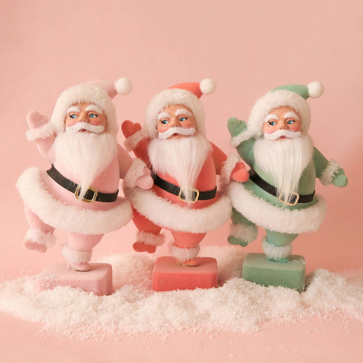 Sunshine Studios - Retro Dancing Christmas Santa | Pink - Victoria's Toy Station