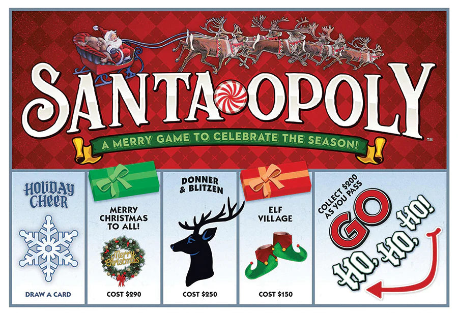 Santa-Opoly Board Game - Victoria's Toy Station