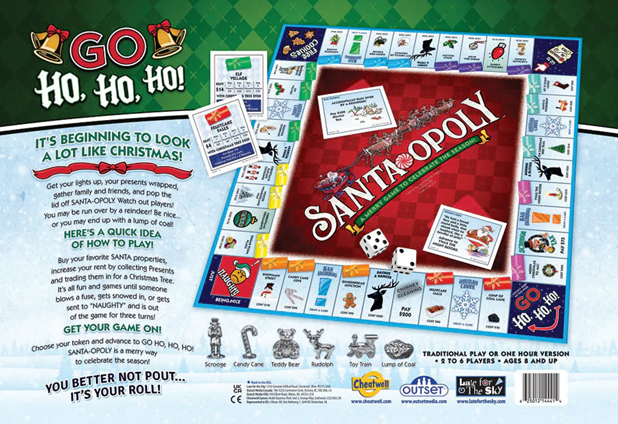 Santa-Opoly Board Game - Victoria's Toy Station