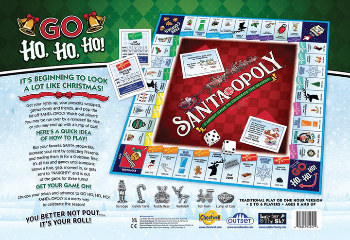 Santa-Opoly Board Game - Victoria's Toy Station