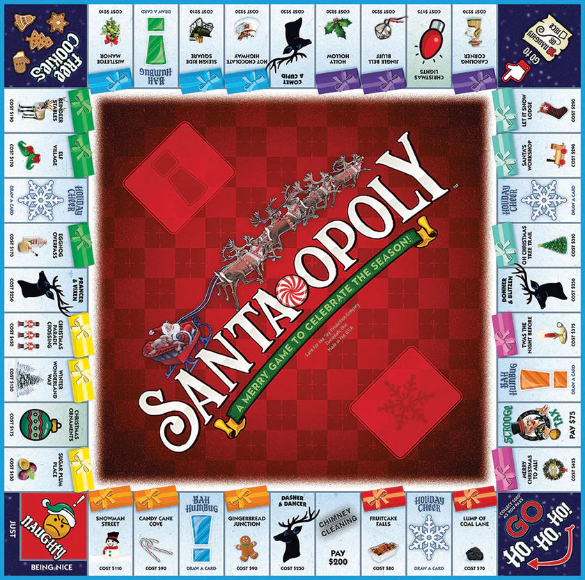 Santa-Opoly Board Game - Victoria's Toy Station