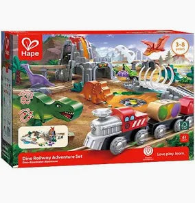 Glow In The Dark Dinosaur Railway Adventure Set - Victoria's Toy Station