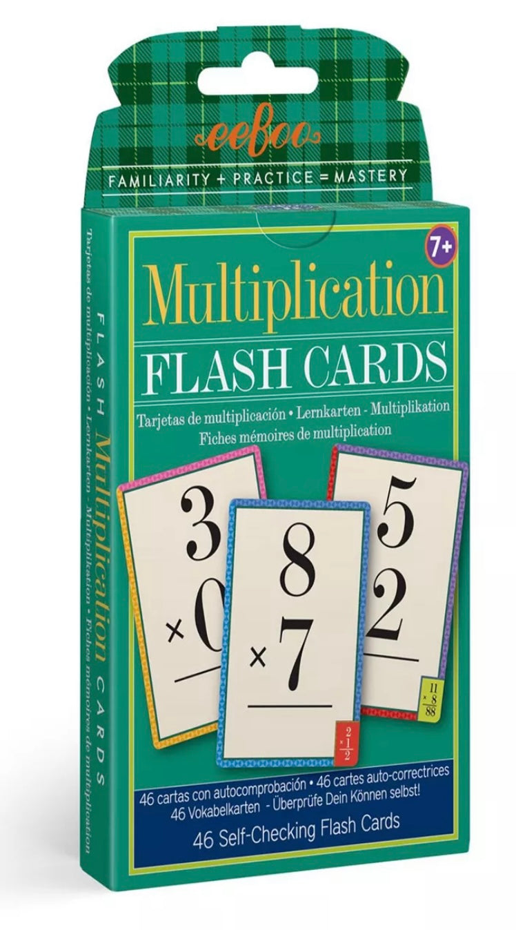MULTIPLICATION FLASH CARDS