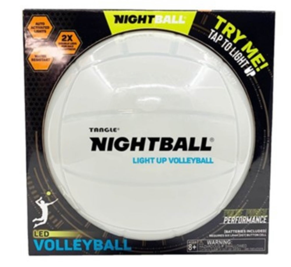 White Nightball Volleyball - Victoria's Toy Station