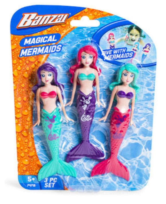 3pc Magical Mermaid Dive Toys