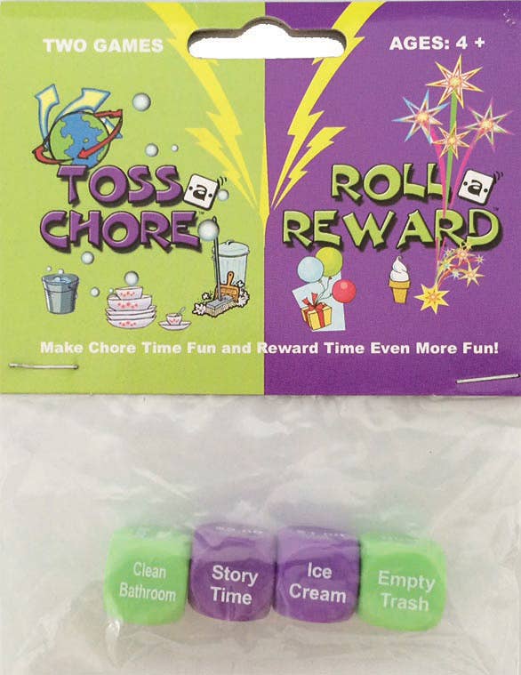 Toss A Chore/Roll A Reward Combo Pack - Victoria's Toy Station