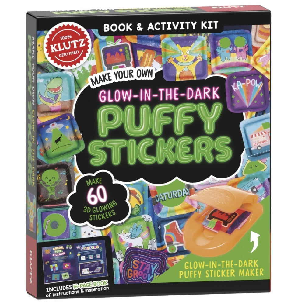 Glow in the Dark Puffy Stickers