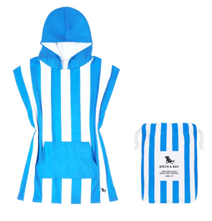 QUICK DRY HOODED PONCHO aged 4-7 - Victoria's Toy Station