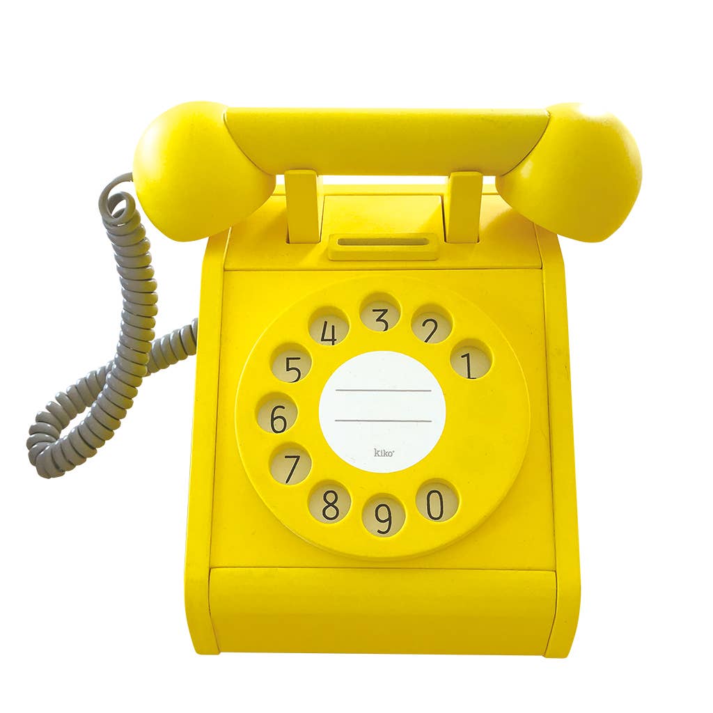 Yellow Retro Play Telephone