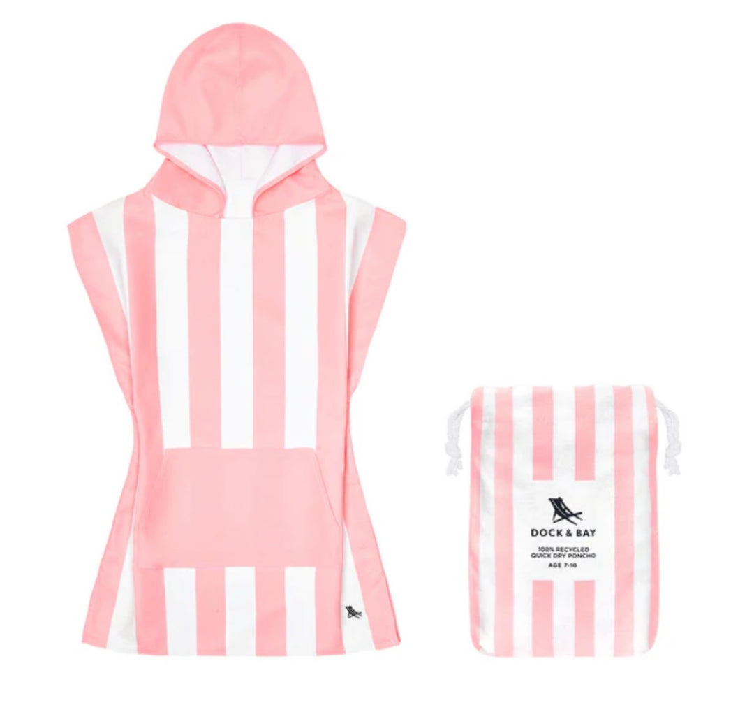 QUICK DRY HOODED PONCHO aged 4-7 - Victoria's Toy Station