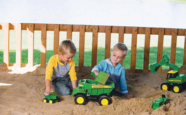 JOHN DEERE 15" Big Scoop Dump Truck Toy, Ages 3 and Up, Green - Victoria's Toy Station