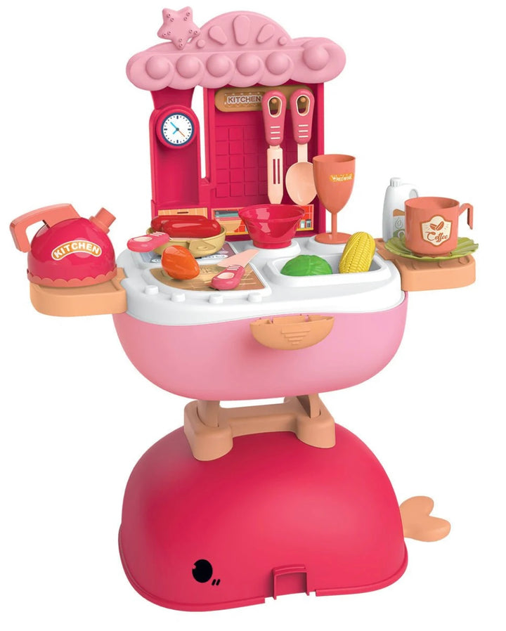 Whale Kitchen Counter & Dressing Table Combo Set