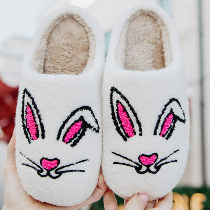 Bunny Face Slippers - Victoria's Toy Station