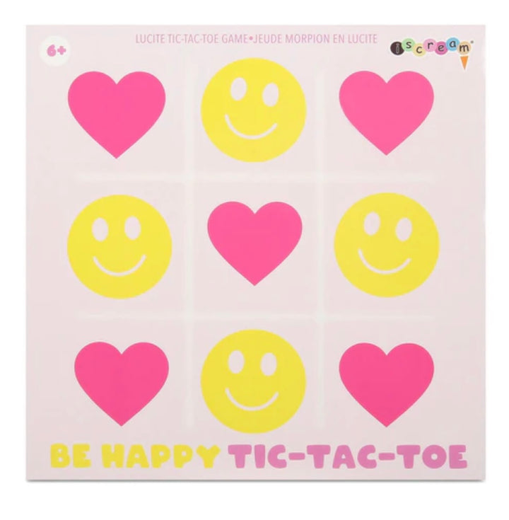 Happy Lucite Tic Tac Toe