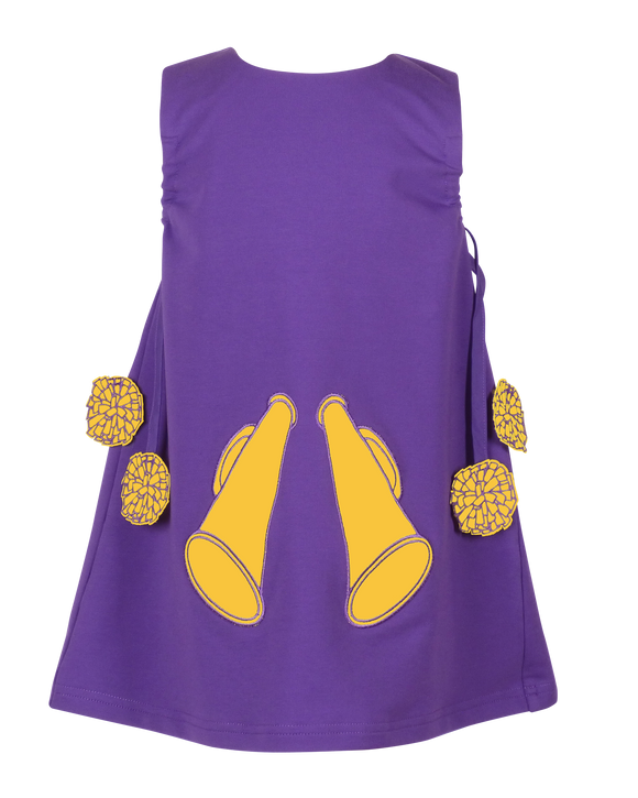Purple and Gold Game Day Jumper