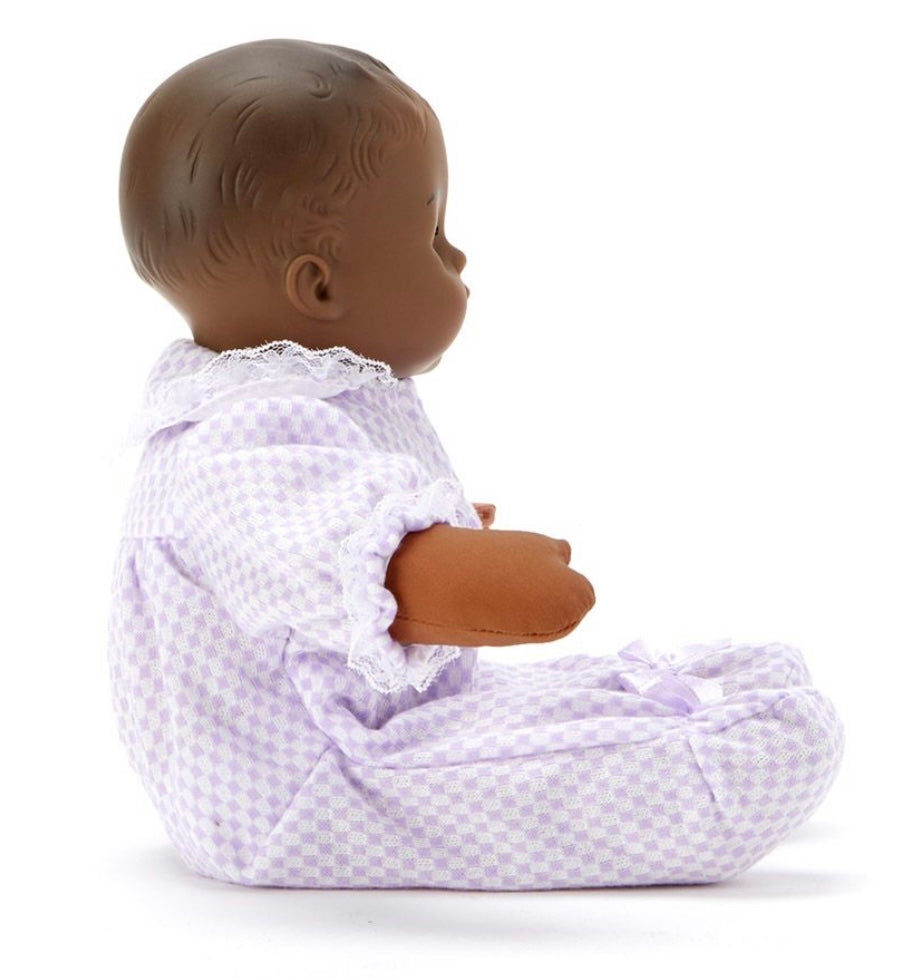 Lavender Check Huggums Dark Skin - Victoria's Toy Station