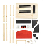 Wooden BBQ Grill w/ Accessories
