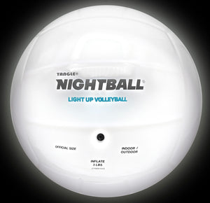 White Nightball Volleyball