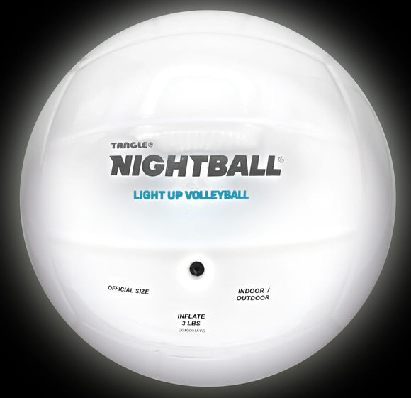 White Nightball Volleyball