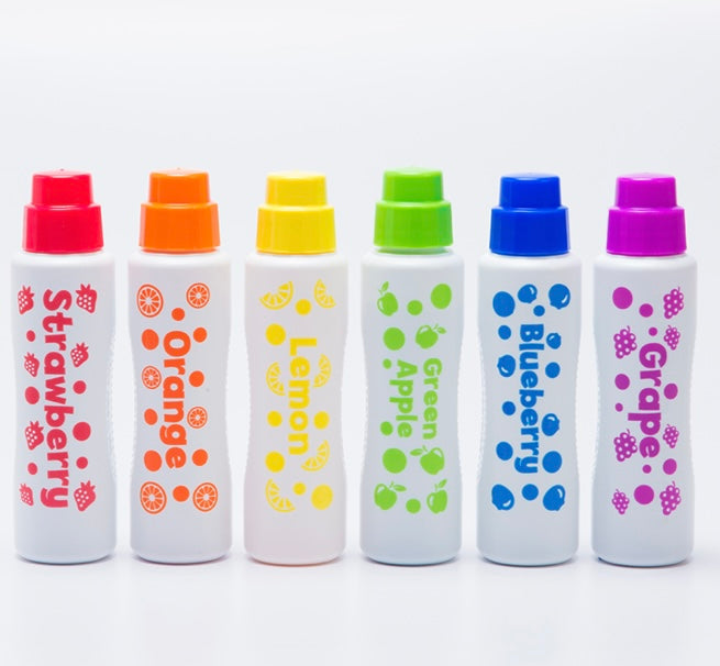 6 Pack Scented Juicy Fruits Markers