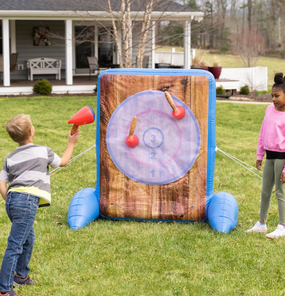 2-IN-1 Inflatable Axe Throwing & Toss Game