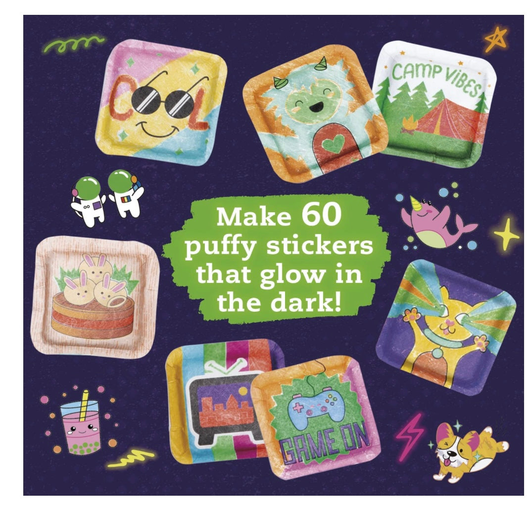 Glow in the Dark Puffy Stickers - Victoria's Toy Station