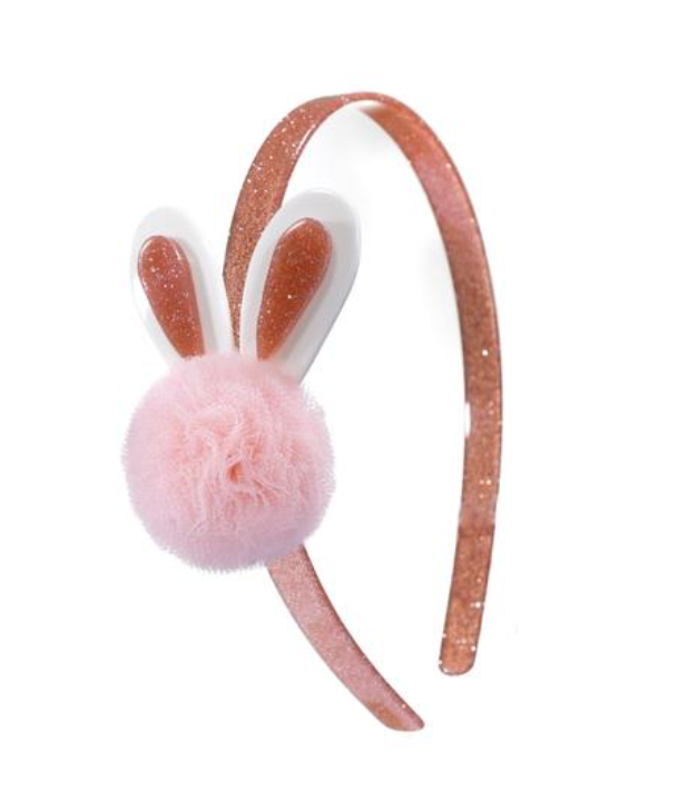 Pom Pom Bunny Headband - Victoria's Toy Station