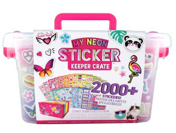 Jam Packed Sticker Keeper Crate