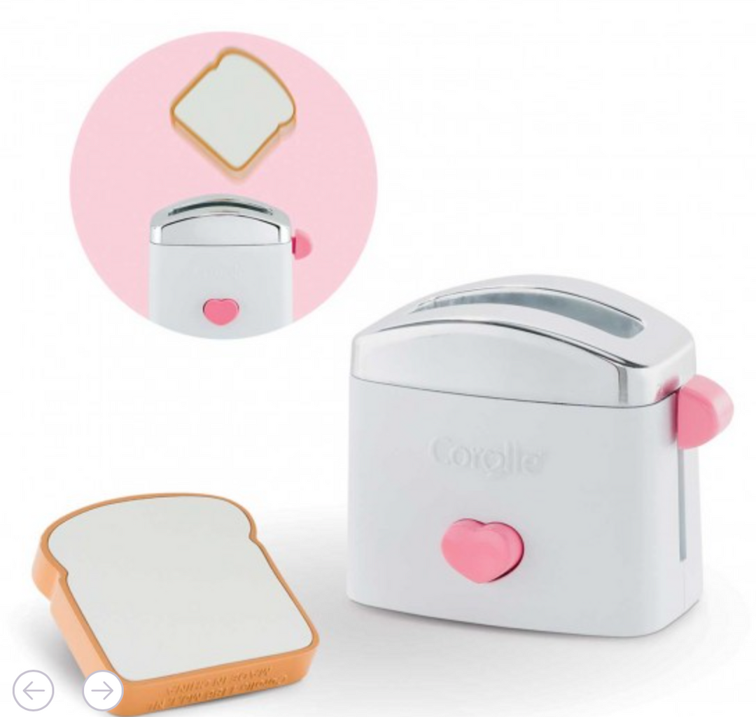 Toaster and Toast for 14" / 17" baby doll