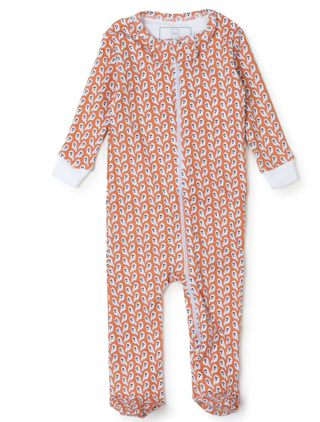 LILA AND HAYES PARKER ZIPPER PJ GHOST