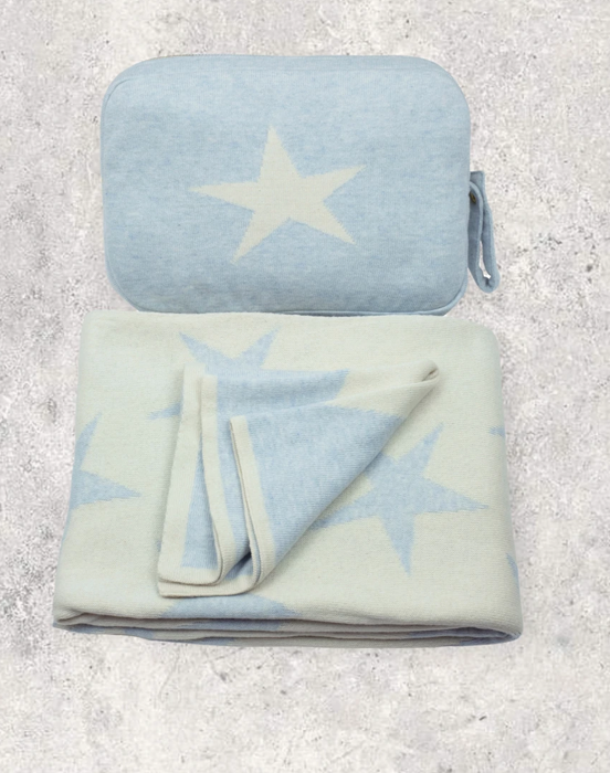 Stars Sky/Natural Blanket set