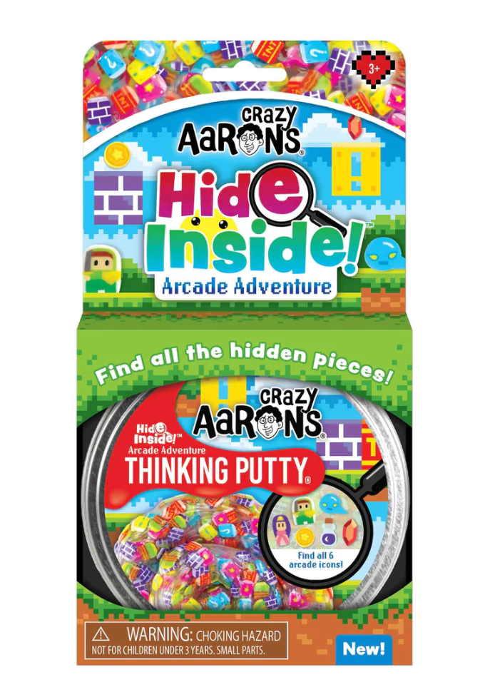 ARCADE ADVENTURE Full Size 4" Thinking Putty - Victoria's Toy Station