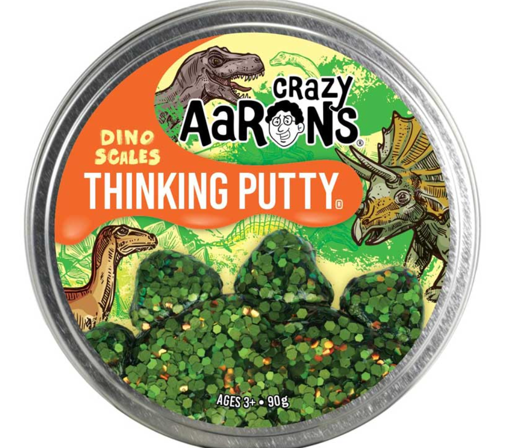 Dino Scales - Full Size 4" Thinking Putty Tin - Victoria's Toy Station