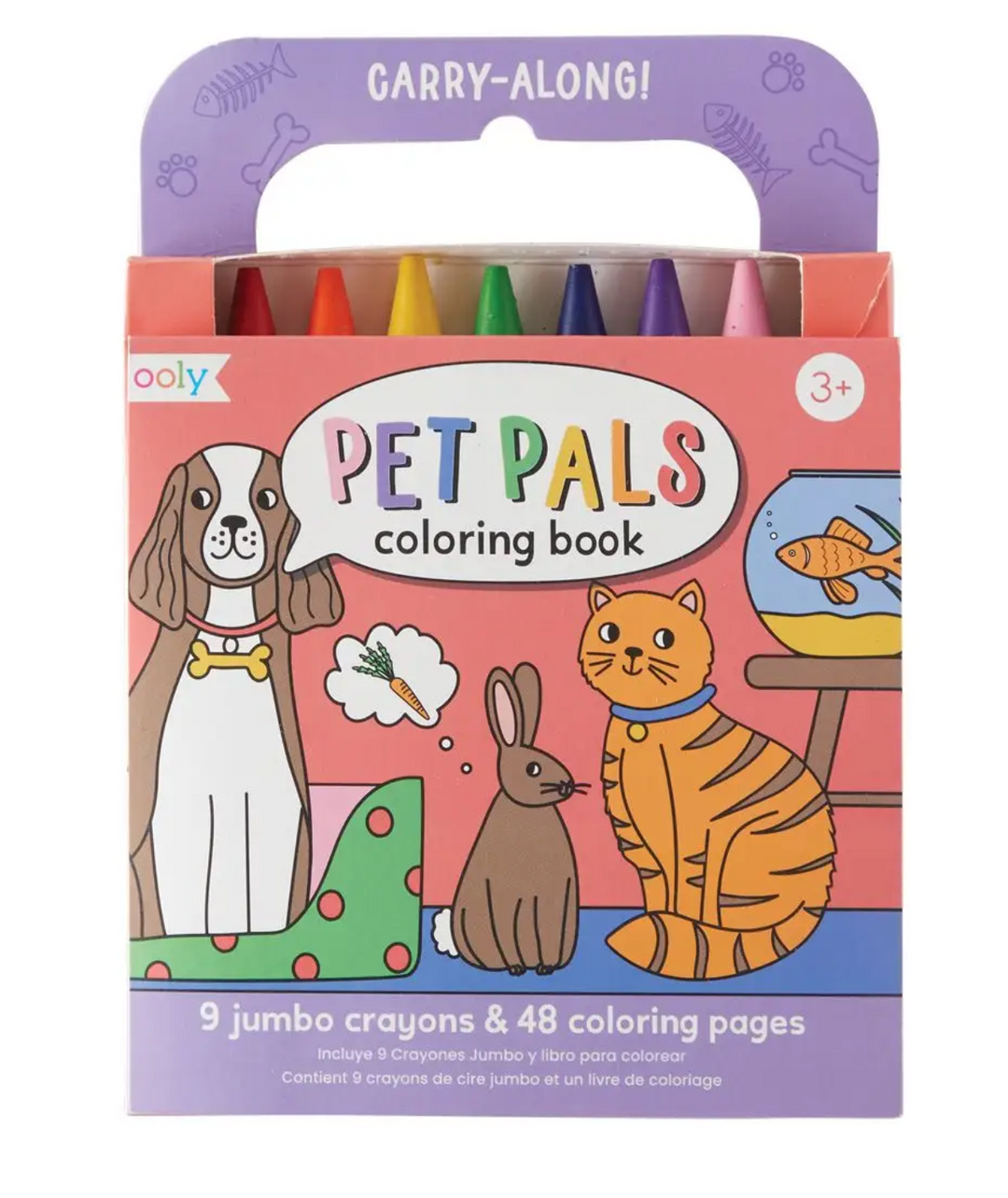 Carry Along Crayon & Coloring Book Kit-Pet Pals - Victoria's Toy Station