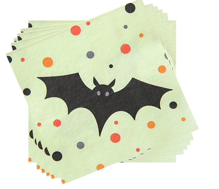 Batty Night Glow Napkins - Victoria's Toy Station