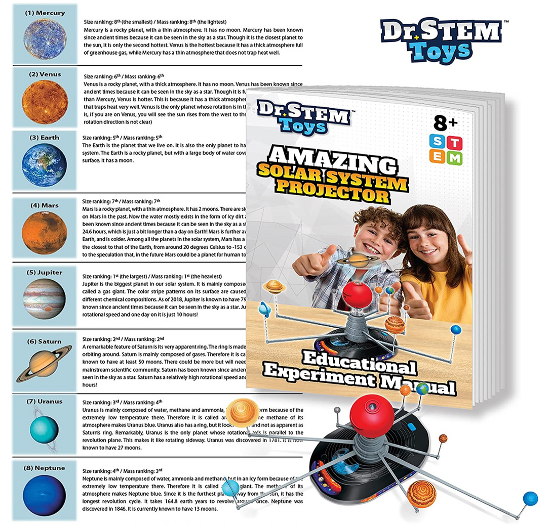 Dr. STEM Toys - Solar System & Planetarium Projector